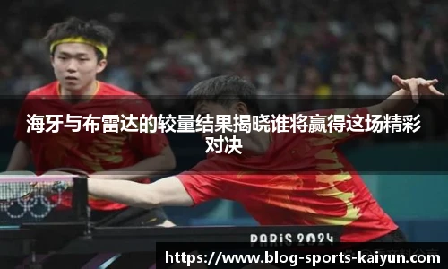 海牙与布雷达的较量结果揭晓谁将赢得这场精彩对决
